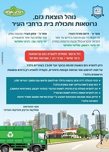 נוהל הוצאת גזם וגרוטאות