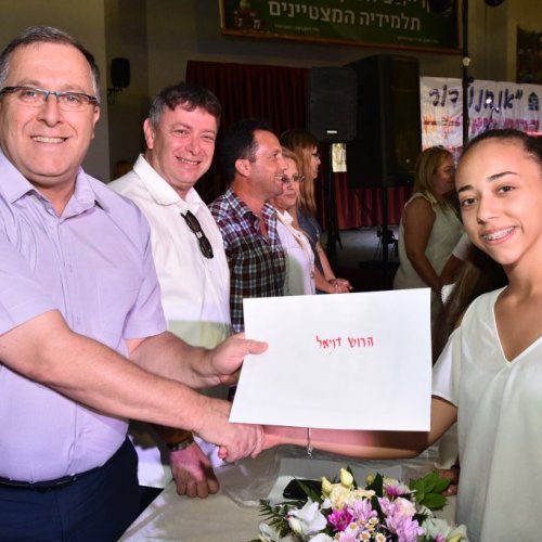 ‏מצטייני ראש העיר 2017  - חטיבות הביניים