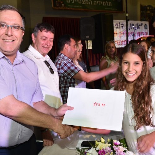 ‏מצטייני ראש העיר 2017  - חטיבות הביניים