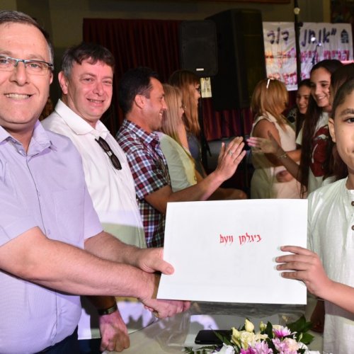‏מצטייני ראש העיר 2017  - חטיבות הביניים
