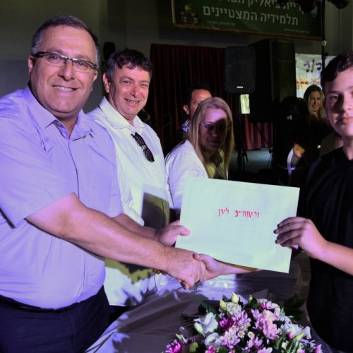 ‏מצטייני ראש העיר 2017  - חטיבות הביניים