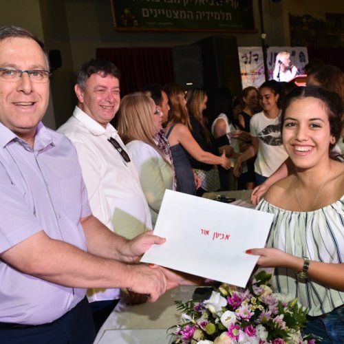 ‏מצטייני ראש העיר 2017  - חטיבות הביניים