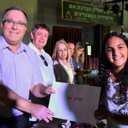 ‏מצטייני ראש העיר 2017  - חטיבות הביניים