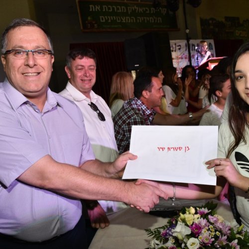 ‏מצטייני ראש העיר 2017  - חטיבות הביניים