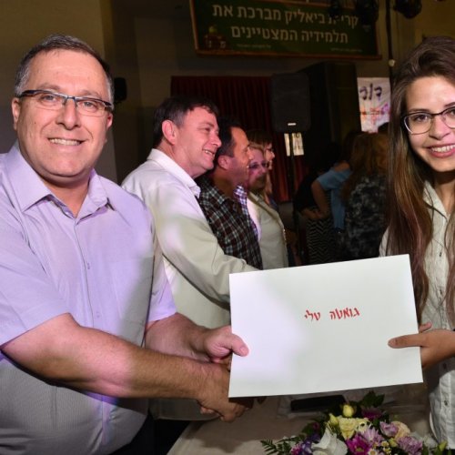 ‏מצטייני ראש העיר 2017  - חטיבות הביניים