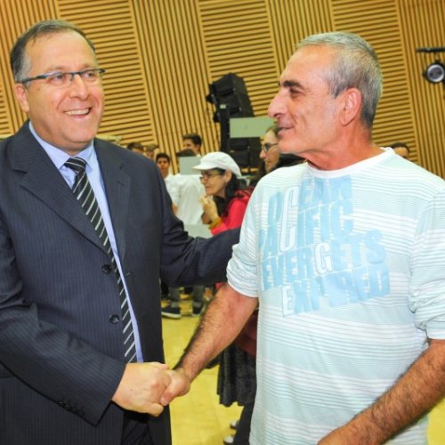 טקס יום הזיכרון לשואה ולגבורה תשע