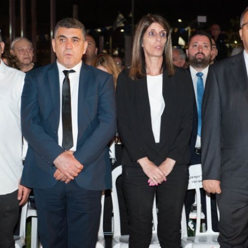 טקס יום הזיכרון לחללי מערכות ישראל תשע