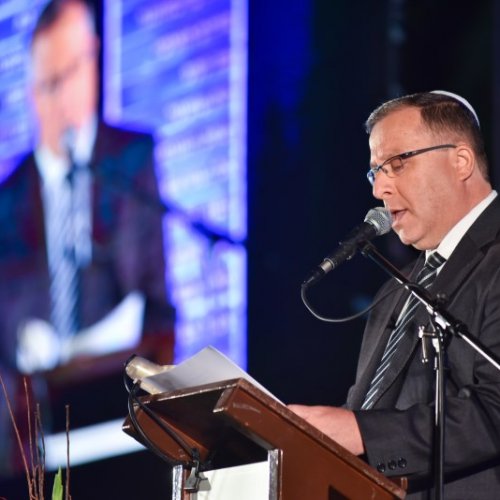 טקס יום הזיכרון לחללי מערכות ישראל תשע