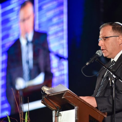טקס יום הזיכרון לחללי מערכות ישראל תשע