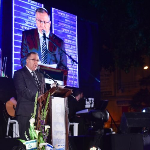 טקס יום הזיכרון לחללי מערכות ישראל תשע