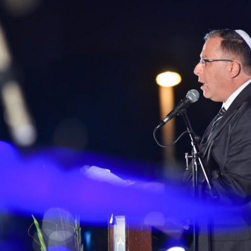 טקס יום הזיכרון לחללי מערכות ישראל תשע
