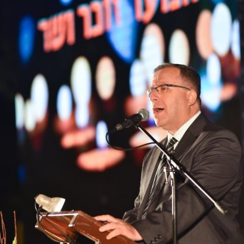 טקס יום הזיכרון לחללי מערכות ישראל תשע