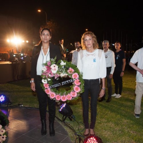 טקס יום הזיכרון לחללי מערכות ישראל תשע