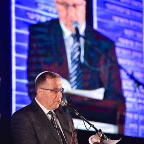 טקס יום הזיכרון לחללי מערכות ישראל תשע