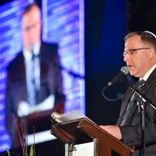 טקס יום הזיכרון לחללי מערכות ישראל תשע