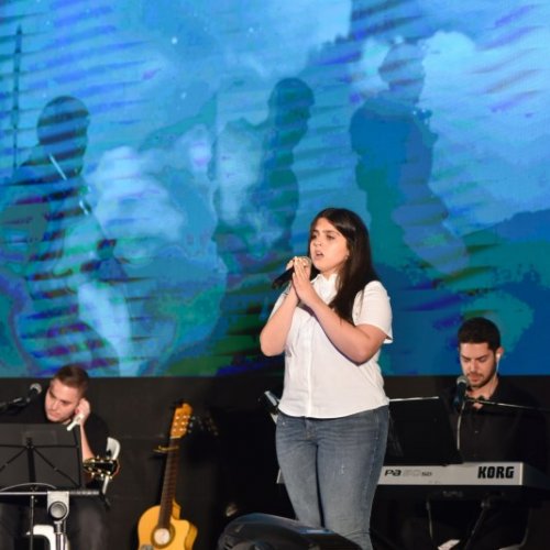 טקס יום הזיכרון לחללי מערכות ישראל תשע