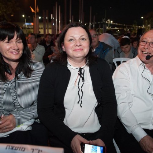 טקס יום הזיכרון לחללי מערכות ישראל תשע