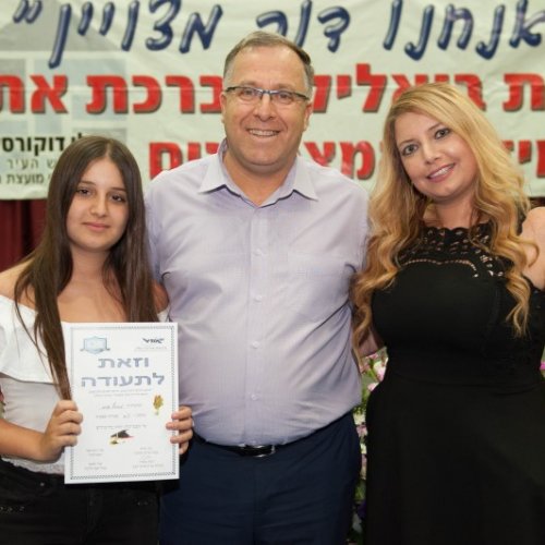 ‏מצטייני ראש העיר 2018 - חטיבות הביניים