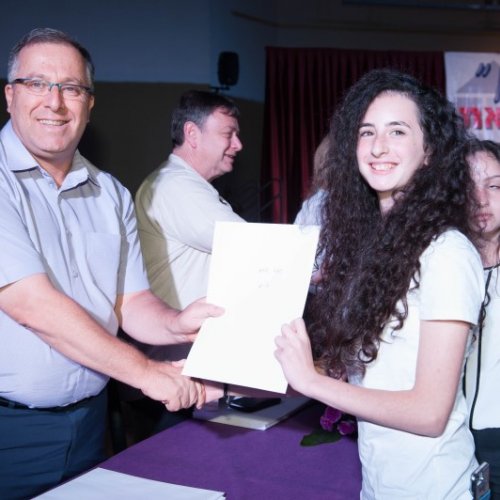 ‏מצטייני ראש העיר 2018 - חטיבות הביניים