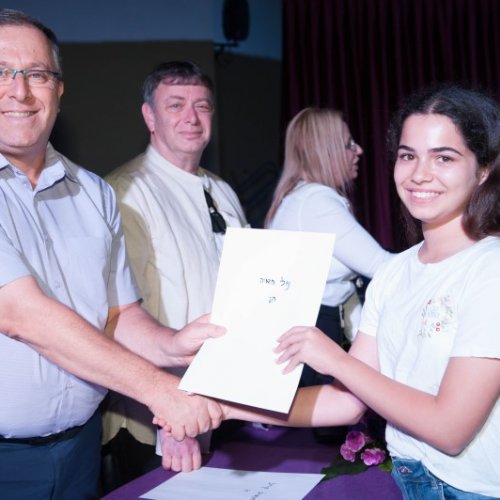 ‏מצטייני ראש העיר 2018 - חטיבות הביניים