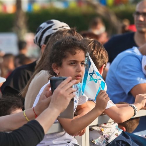 ילדי הגנים חוגגים עצמאות 71 למדינת ישראל