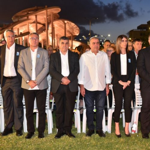 טקס יום הזיכרון לחללי מערכות ישראל תשע