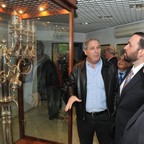 ביקור השר אטיאס - שר הבינוי והשיכון בקרית ביאליק