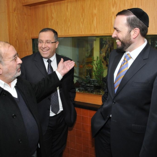 ביקור השר אטיאס - שר הבינוי והשיכון בקרית ביאליק