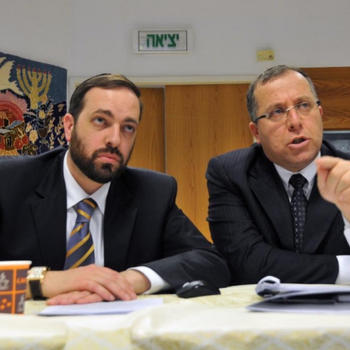 ביקור השר אטיאס - שר הבינוי והשיכון בקרית ביאליק