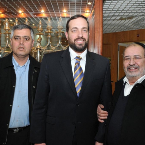 ביקור השר אטיאס - שר הבינוי והשיכון בקרית ביאליק