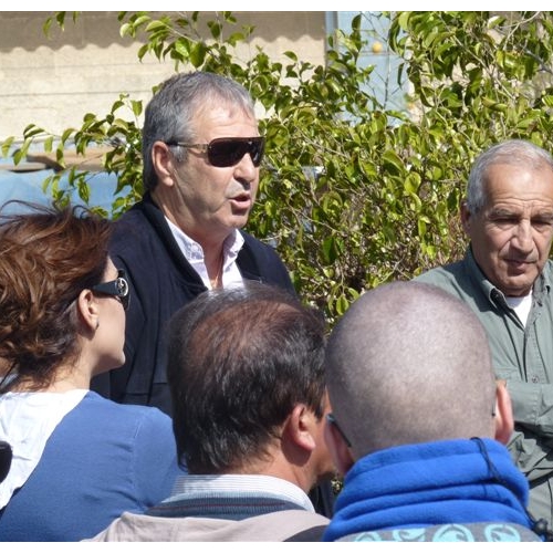 נטיעות באזור התעשייה בקרית ביאליק