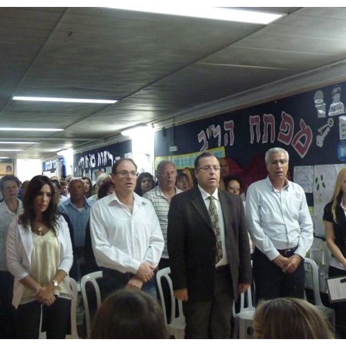 תמונות טקס חנוכת אנדרטת הבנים בעיר