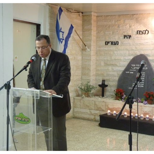 טקס יום הזיכרון בביה