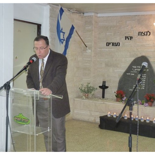 טקס יום הזיכרון בביה