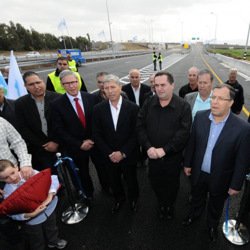 פתיחת שלב ב' - כביש עוקף קריות