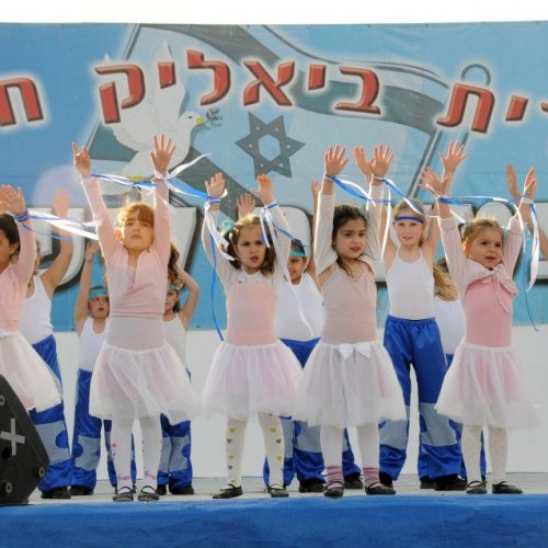 ילדי הגנים חוגגים עצמאות 65 למדינת ישראל