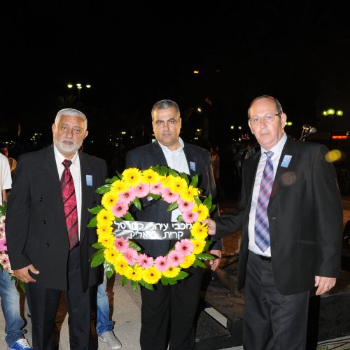 טקס יום הזכרון לחללי מערכות ישראל בני הקריה תשע