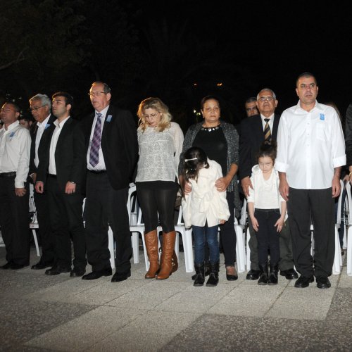 טקס יום הזכרון לחללי מערכות ישראל בני הקריה תשע