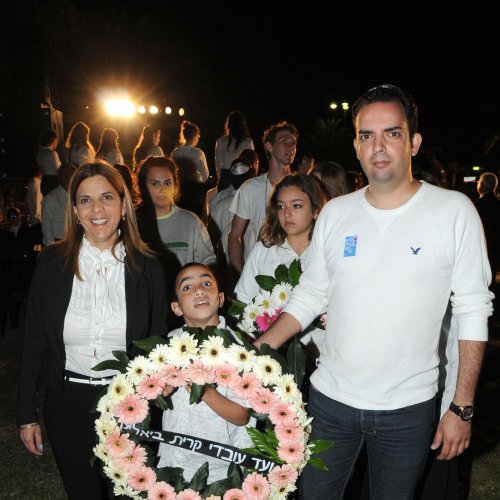 טקס יום הזכרון לחללי מערכות ישראל בני הקריה תשע