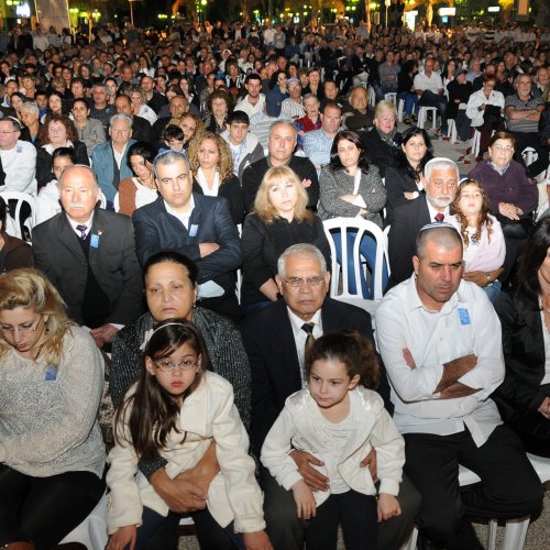 טקס יום הזכרון לחללי מערכות ישראל בני הקריה תשע