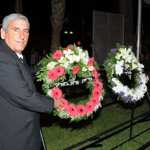 טקס יום הזכרון לחללי מערכות ישראל בני הקריה תשע