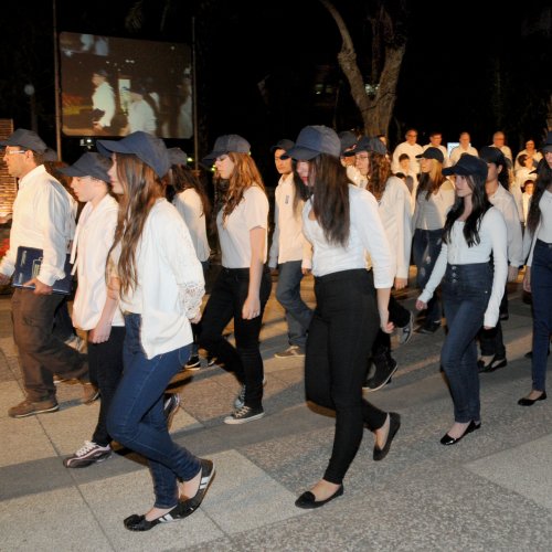 טקס יום הזכרון לחללי מערכות ישראל בני הקריה תשע