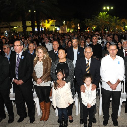 טקס יום הזכרון לחללי מערכות ישראל בני הקריה תשע