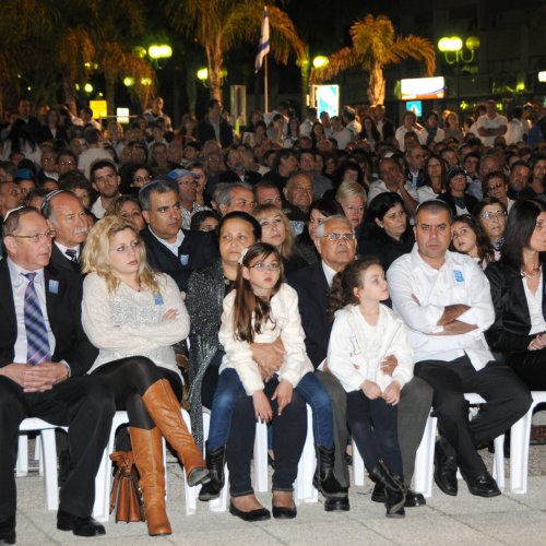 טקס יום הזכרון לחללי מערכות ישראל בני הקריה תשע