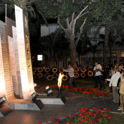 טקס יום הזכרון לחללי מערכות ישראל בני הקריה תשע