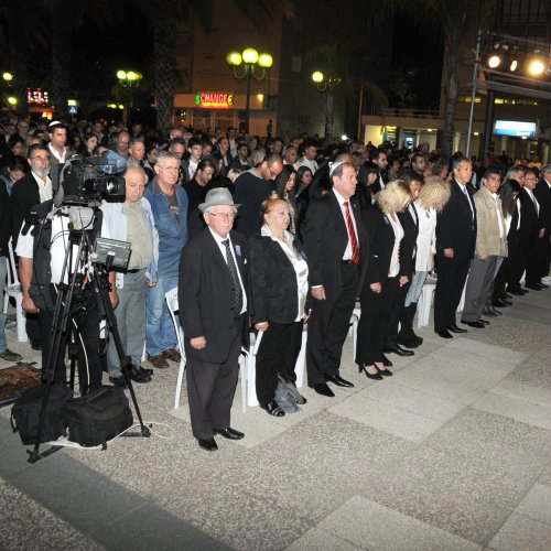 טקס יום הזכרון לחללי מערכות ישראל בני הקריה תשע