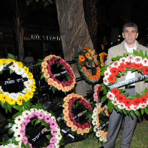 טקס יום הזכרון לחללי מערכות ישראל בני הקריה תשע