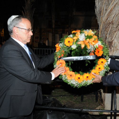 טקס יום הזכרון לחללי מערכות ישראל בני הקריה תשע