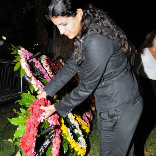 טקס יום הזכרון לחללי מערכות ישראל בני הקריה תשע