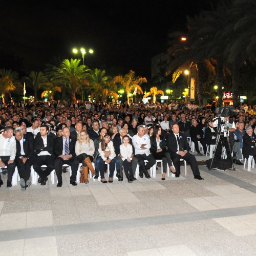 טקס יום הזכרון לחללי מערכות ישראל בני הקריה תשע